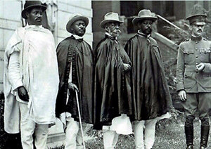 Ethiopian Delegation Visiting the United States in 1919